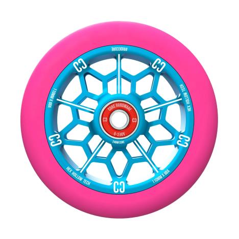 CORE Hex Hollow Stunt Scooter Wheel 110mm – Pink/Blue - Pair £65.90